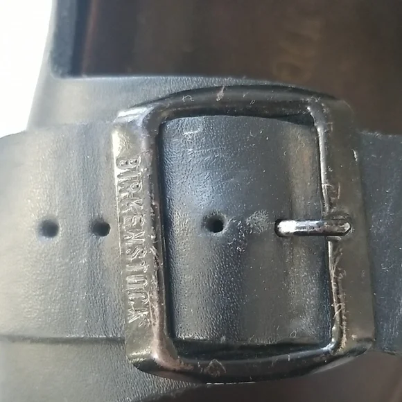 Birkenstock Black Leather Sandals - Picture 3 of 9